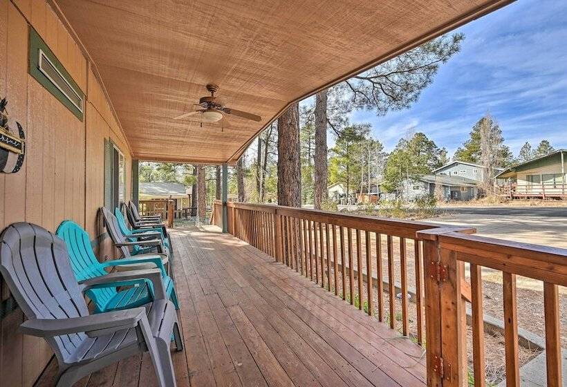 Munds Park Cabin W/ Wraparound Deck & Grill!