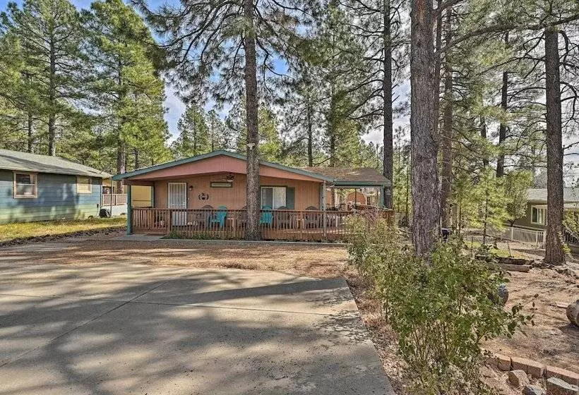 Munds Park Cabin W/ Wraparound Deck & Grill!