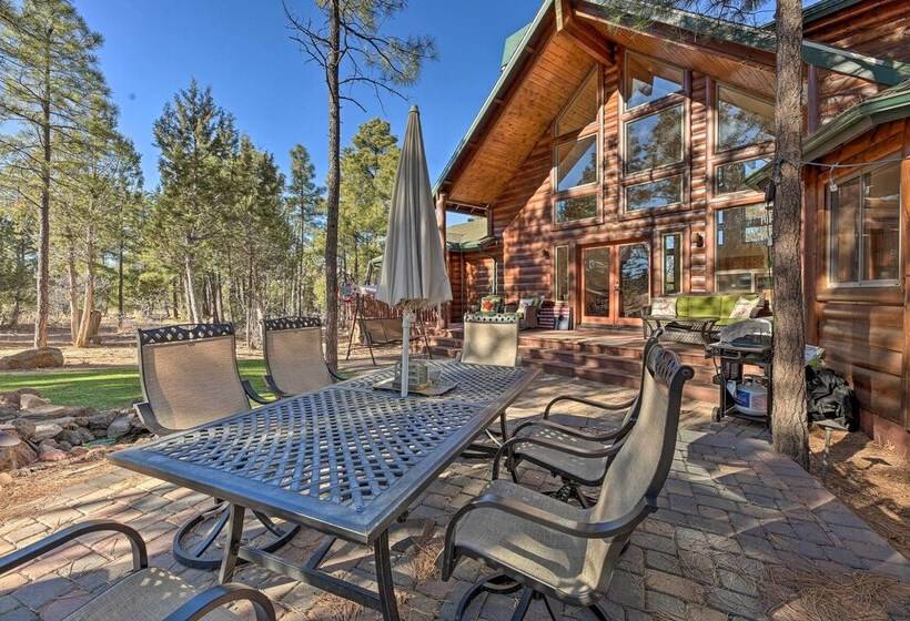 Family Friendly Show Low Cabin W/ Deck & Game Room