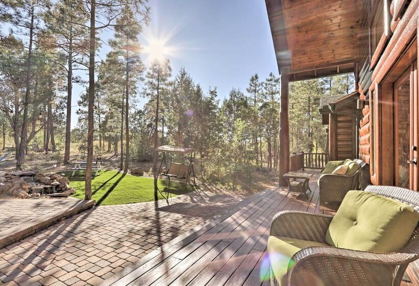 Family Friendly Show Low Cabin W/ Deck & Game Room
