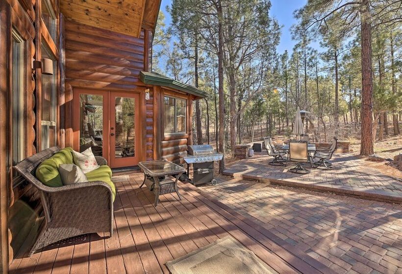 Family Friendly Show Low Cabin W/ Deck & Game Room