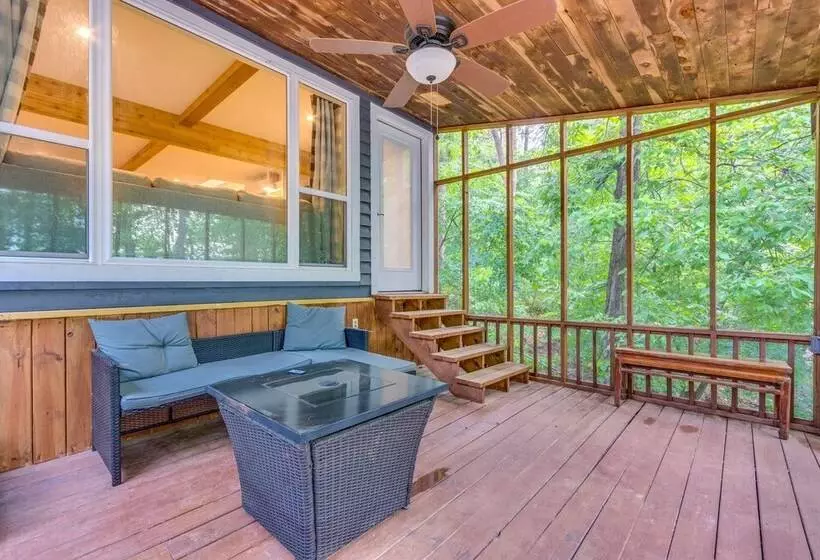 Lakefront Arkansas Abode   Deck, Grill & Fire Pit