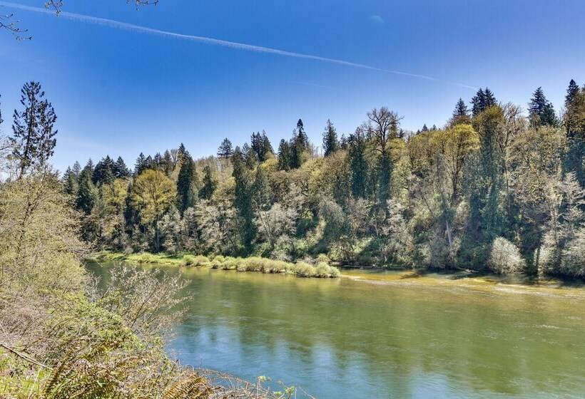 Riverfront Woodland Cabin: Wooded & Forested Views