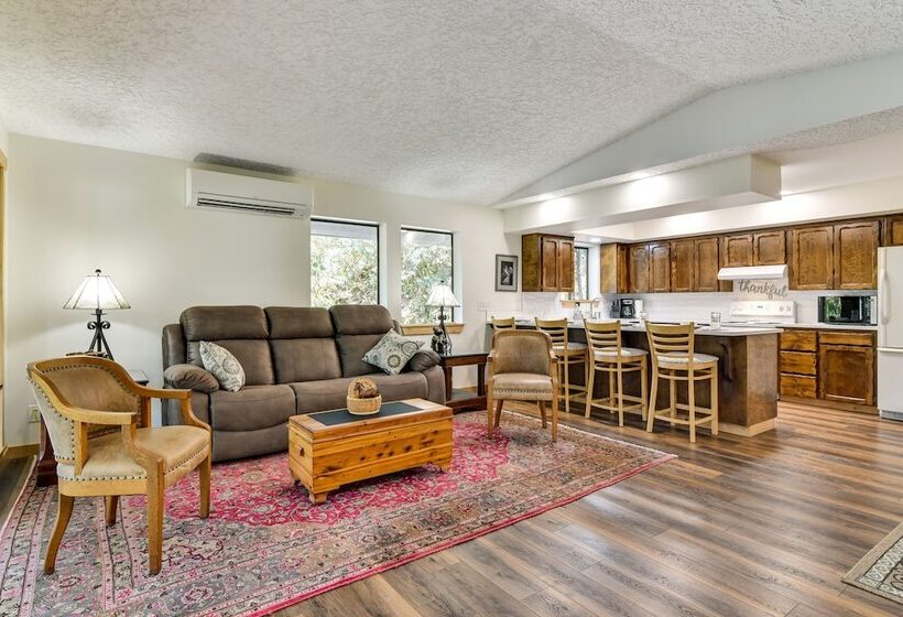 Riverfront Woodland Cabin: Wooded & Forested Views