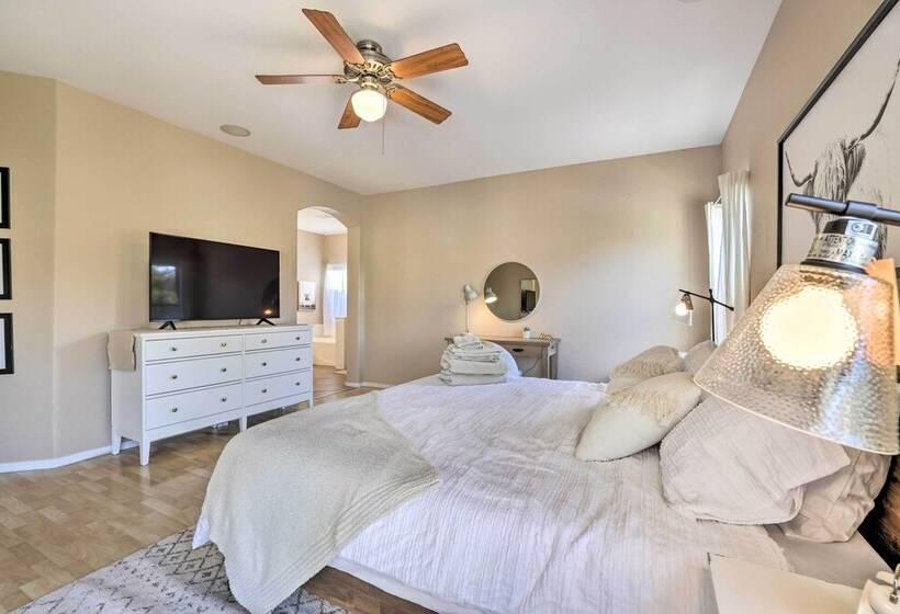 Sun Dappled Goodyear Home: Fire Pit, Pool, Patio