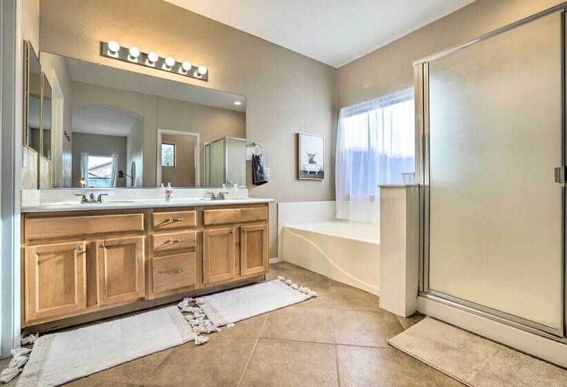 Sun Dappled Goodyear Home: Fire Pit, Pool, Patio