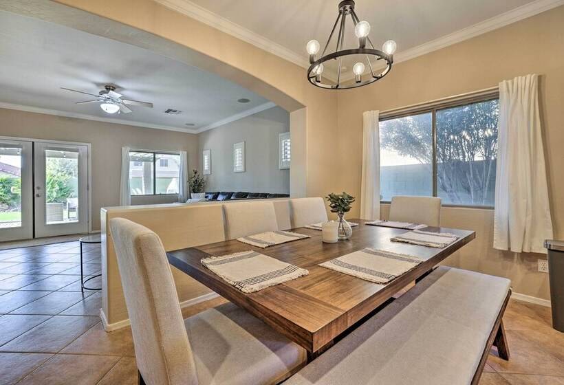 Sun Dappled Goodyear Home: Fire Pit, Pool, Patio