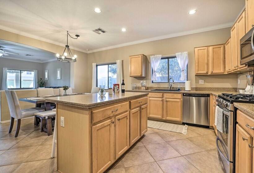 Sun Dappled Goodyear Home: Fire Pit, Pool, Patio