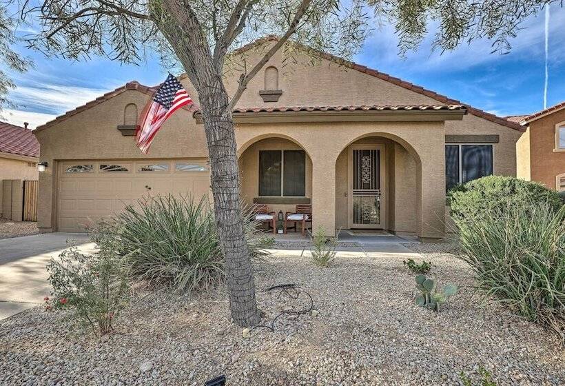 Sun Dappled Goodyear Home: Fire Pit, Pool, Patio