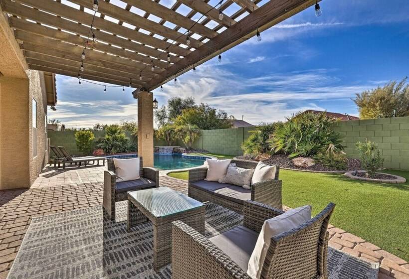 Sun Dappled Goodyear Home: Fire Pit, Pool, Patio