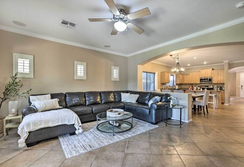 Sun Dappled Goodyear Home: Fire Pit, Pool, Patio