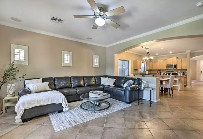 Sun Dappled Goodyear Home: Fire Pit, Pool, Patio