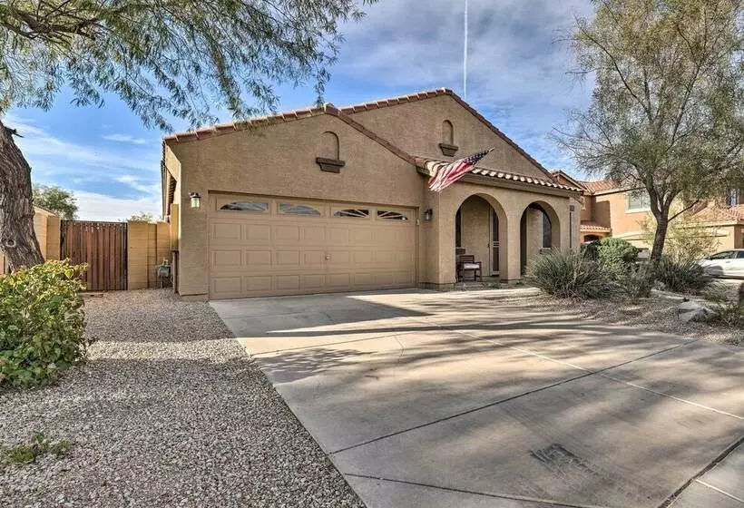 Sun Dappled Goodyear Home: Fire Pit, Pool, Patio
