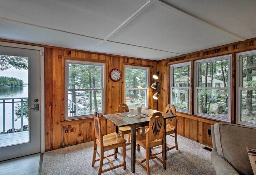 Waterfront Sebago Lake Cottage W/dock + Beach