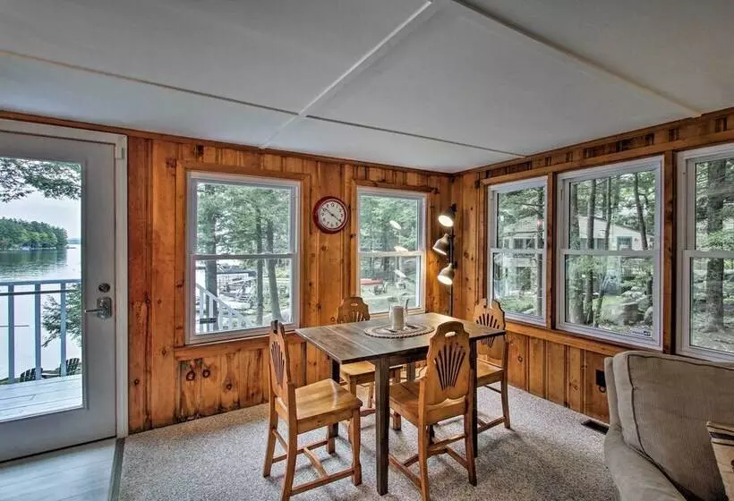 Waterfront Sebago Lake Cottage W/dock + Beach