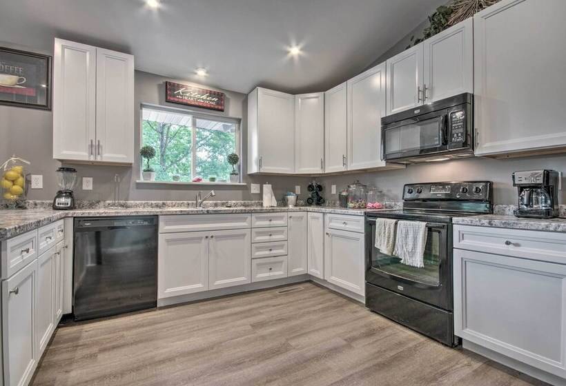 Lakefront Rocky Mount Escape W/ Dock & Grill!