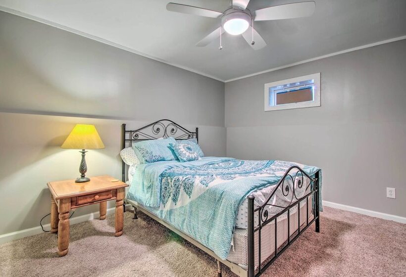 Lakefront Rocky Mount Escape W/ Dock & Grill!