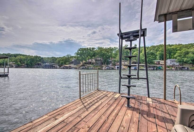 Lakefront Rocky Mount Escape W/ Dock & Grill!