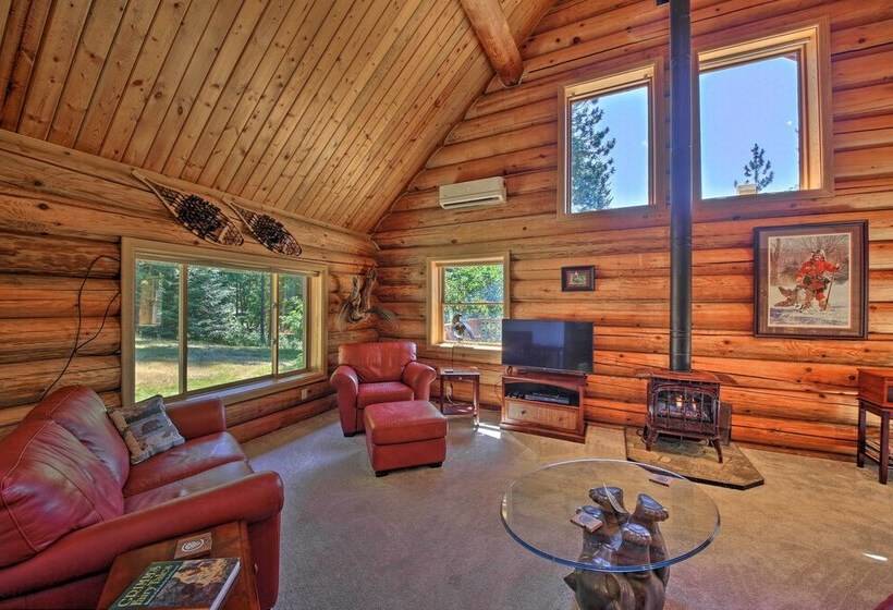 Large Cabin W/ Fire Pit + Grill On 34 Acres!