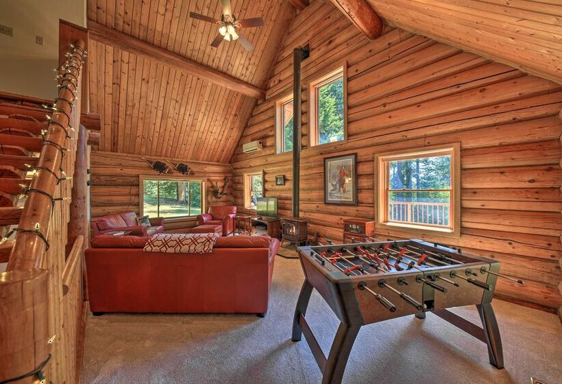 Large Cabin W/ Fire Pit + Grill On 34 Acres!