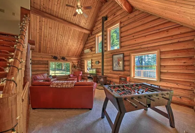 Large Cabin W/ Fire Pit + Grill On 34 Acres!
