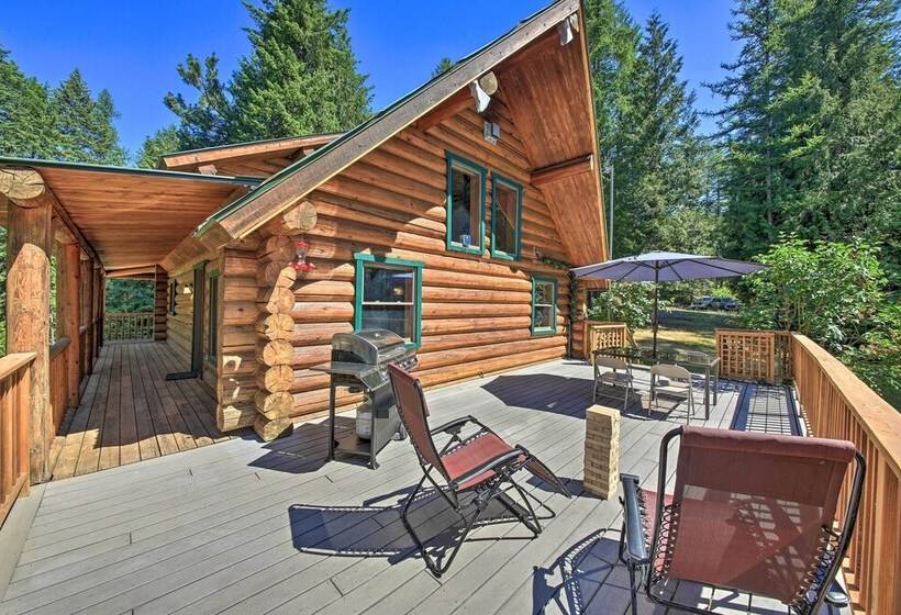 Large Cabin W/ Fire Pit + Grill On 34 Acres!