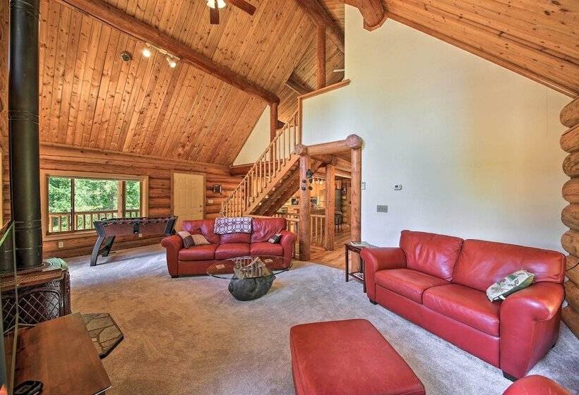 Large Cabin W/ Fire Pit + Grill On 34 Acres!