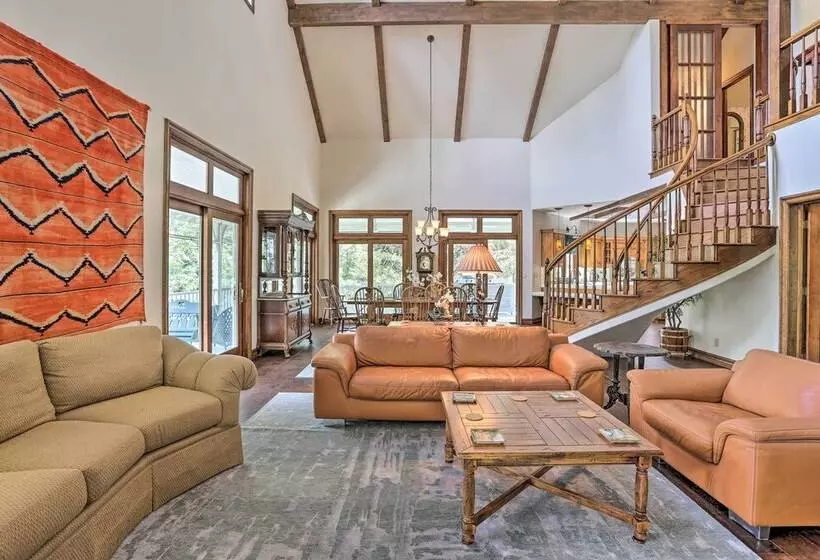 Ornate Lake Arrowhead Home With Deck