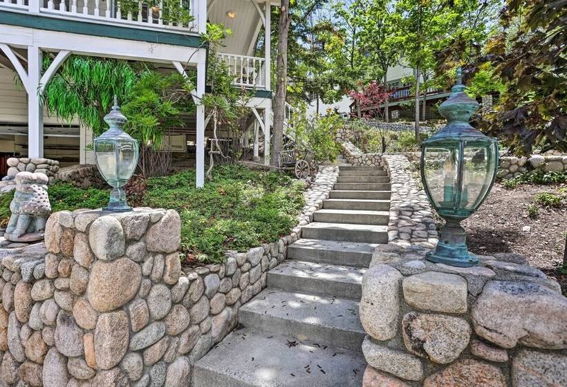 Ornate Lake Arrowhead Home With Deck