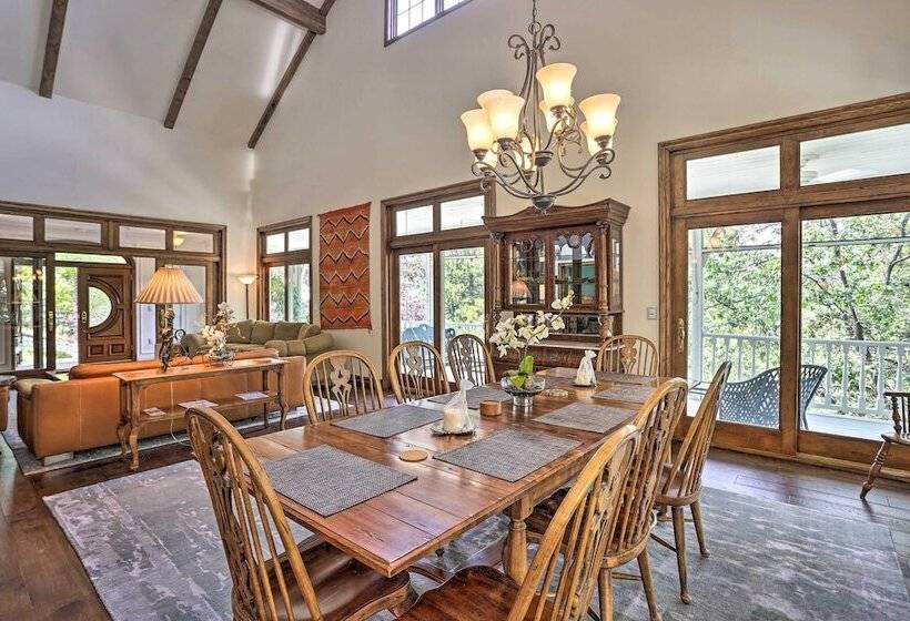 Ornate Lake Arrowhead Home With Deck