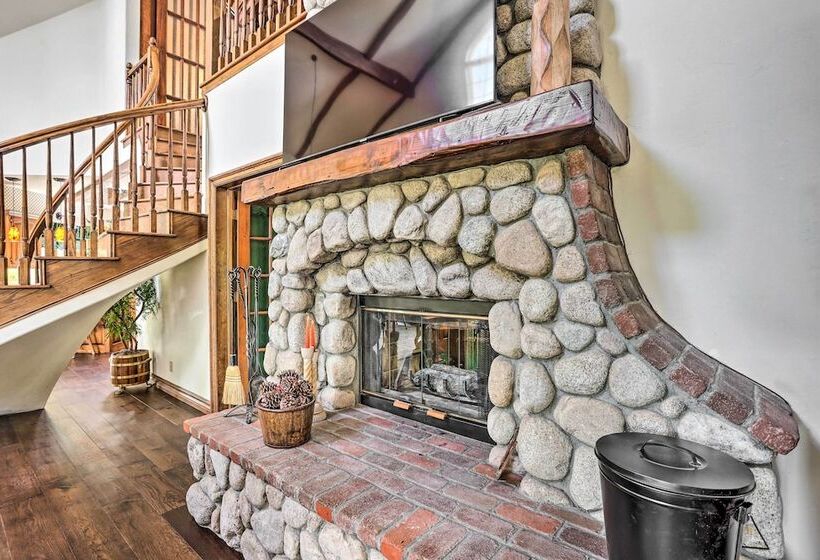 Ornate Lake Arrowhead Home With Deck