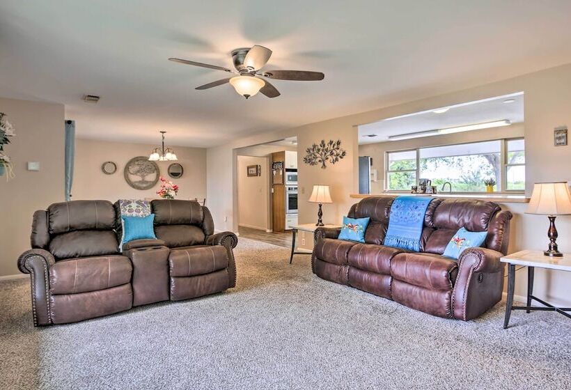 Riverfront Family Home: Yard, Orchard, Dock!