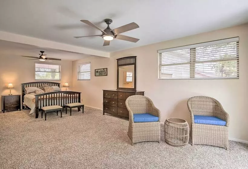 Riverfront Family Home: Yard, Orchard, Dock!