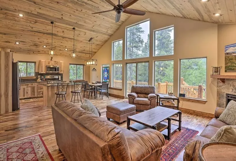 Rocky Mountain Alma Cabin With Deck & Hot Tub!