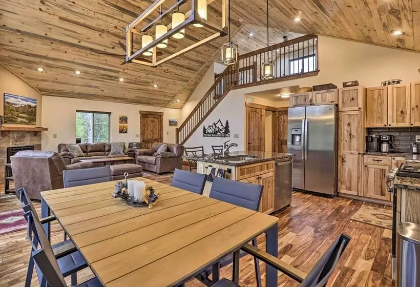 Rocky Mountain Alma Cabin With Deck & Hot Tub!