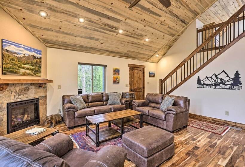 Rocky Mountain Alma Cabin With Deck & Hot Tub!