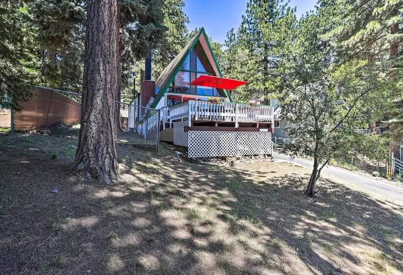 Running Springs A Frame W/ Deck & Mtn Views!