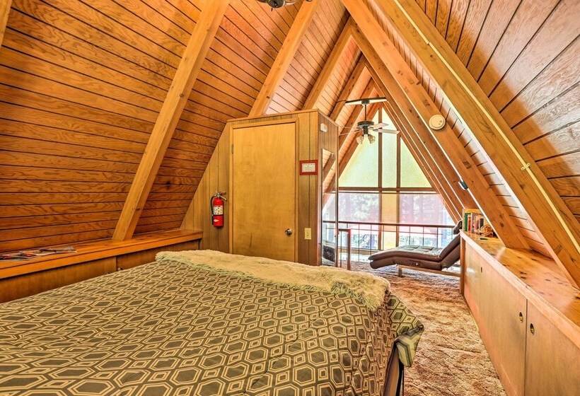 Running Springs A Frame W/ Deck & Mtn Views!