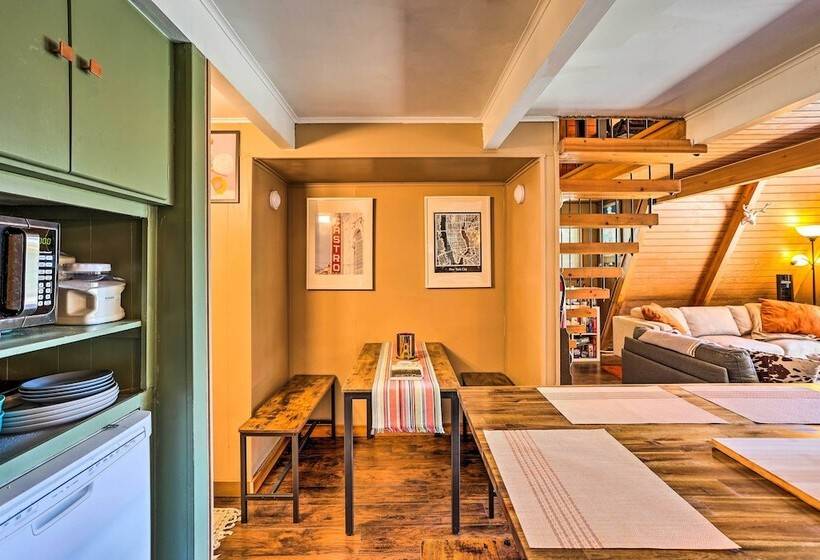 Running Springs A Frame W/ Deck & Mtn Views!