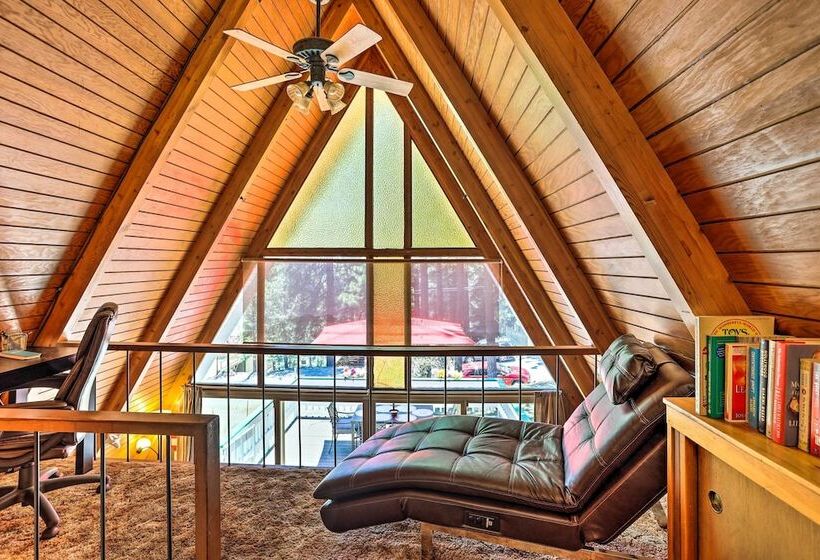 Running Springs A Frame W/ Deck & Mtn Views!