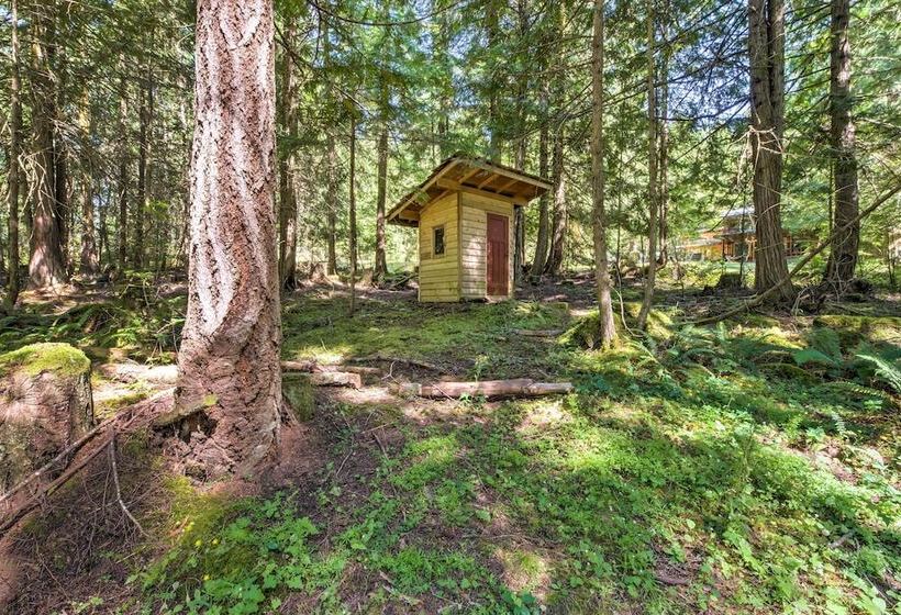 Rustic Sequim Cabin W/ Fire Pit & Forested Views!
