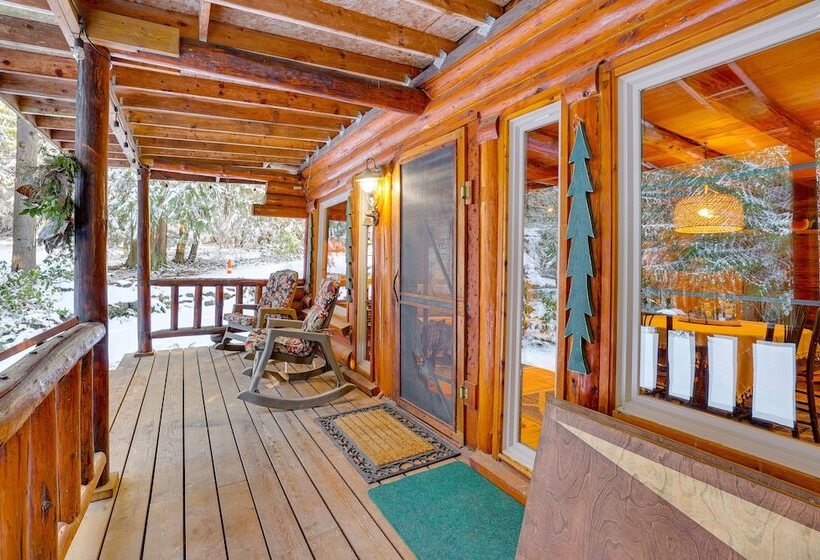 Rustic Sequim Cabin W/ Fire Pit & Forested Views!