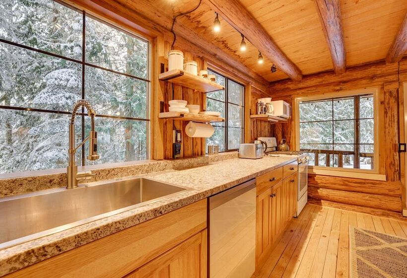 Rustic Sequim Cabin W/ Fire Pit & Forested Views!