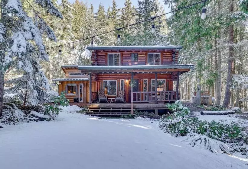 Rustic Sequim Cabin W/ Fire Pit & Forested Views!