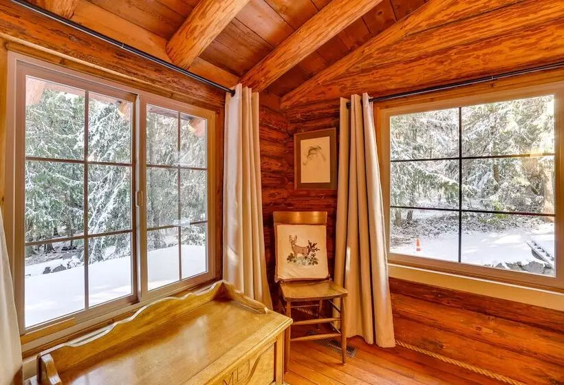 Rustic Sequim Cabin W/ Fire Pit & Forested Views!