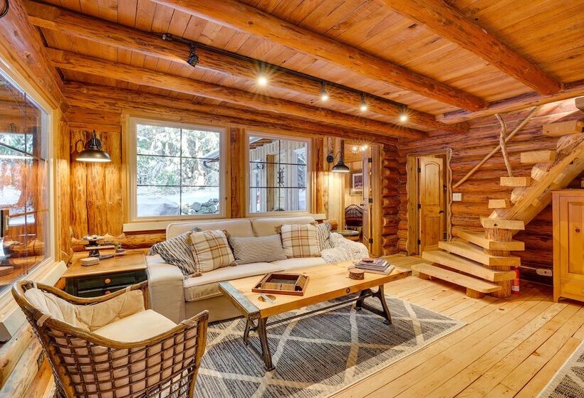 Rustic Sequim Cabin W/ Fire Pit & Forested Views!