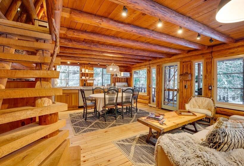 Rustic Sequim Cabin W/ Fire Pit & Forested Views!