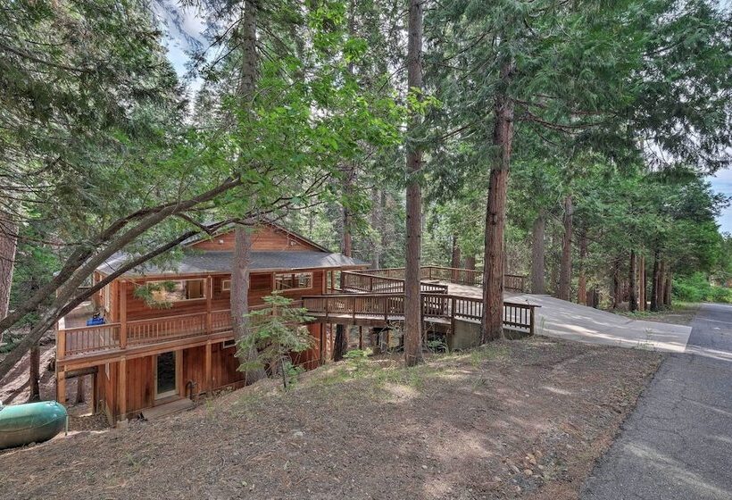 Walk To Big Trees State Park: Cabin W/ Deck!