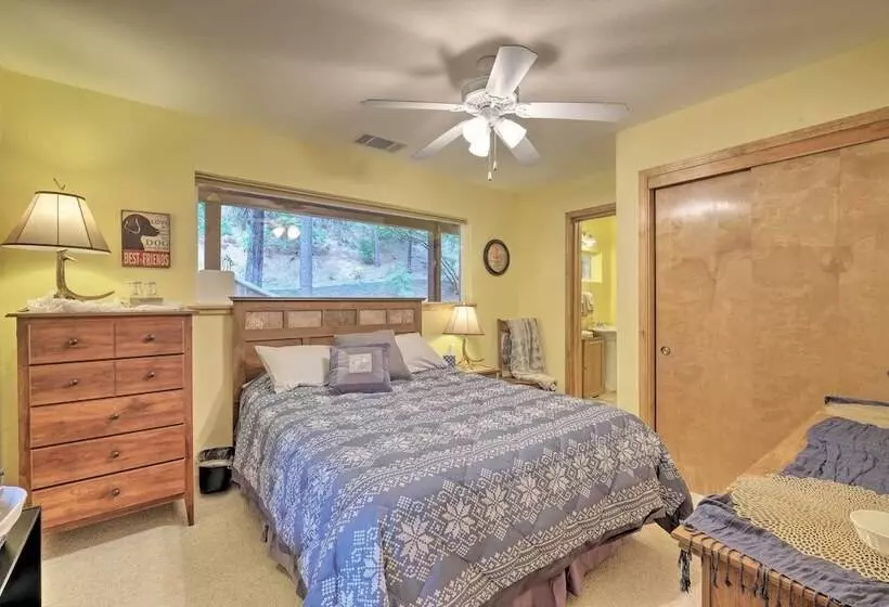 Walk To Big Trees State Park: Cabin W/ Deck!