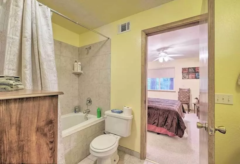 Walk To Big Trees State Park: Cabin W/ Deck!